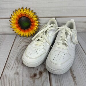 Nike Court Borough Low Big Kids White Sneakers Classic Style Casual Shoes 6Y